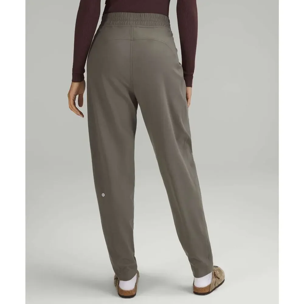 Lululemon Everlux High-Rise Zip-Leg Track Pant Size 6 Grey Sage Green Jogger